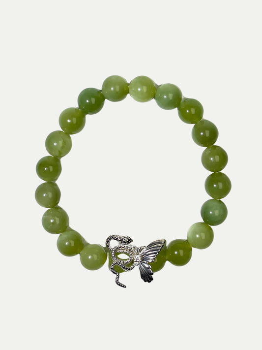 Green Grape Butterfly Bracelet
