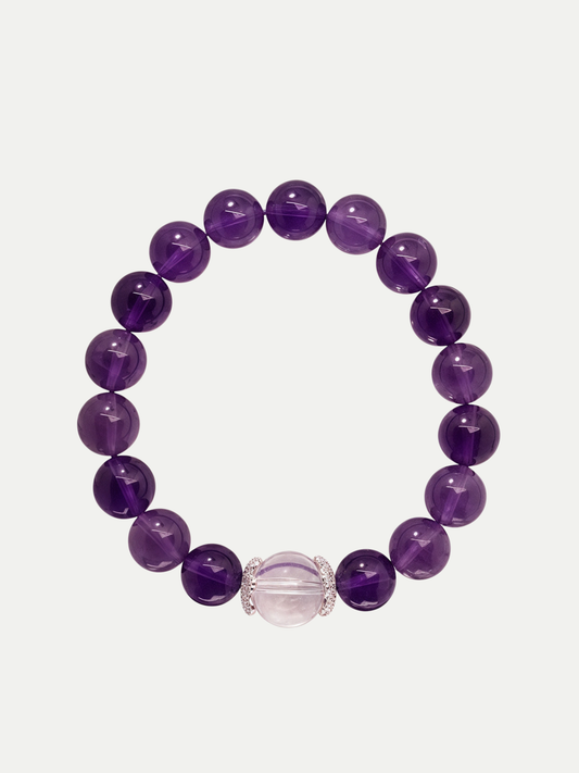 Wave Amethyst Bracelet