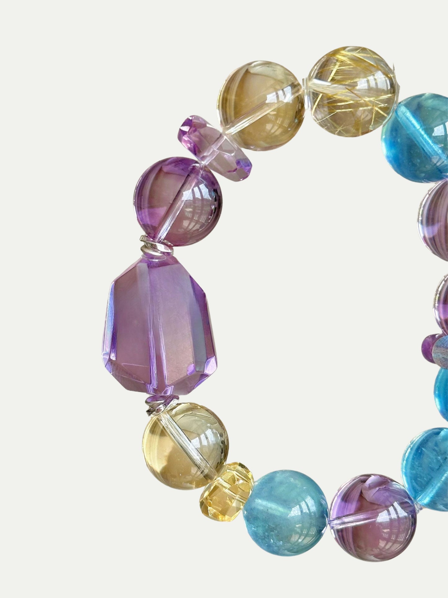 Rainbow Whisper Crystal Bracelet