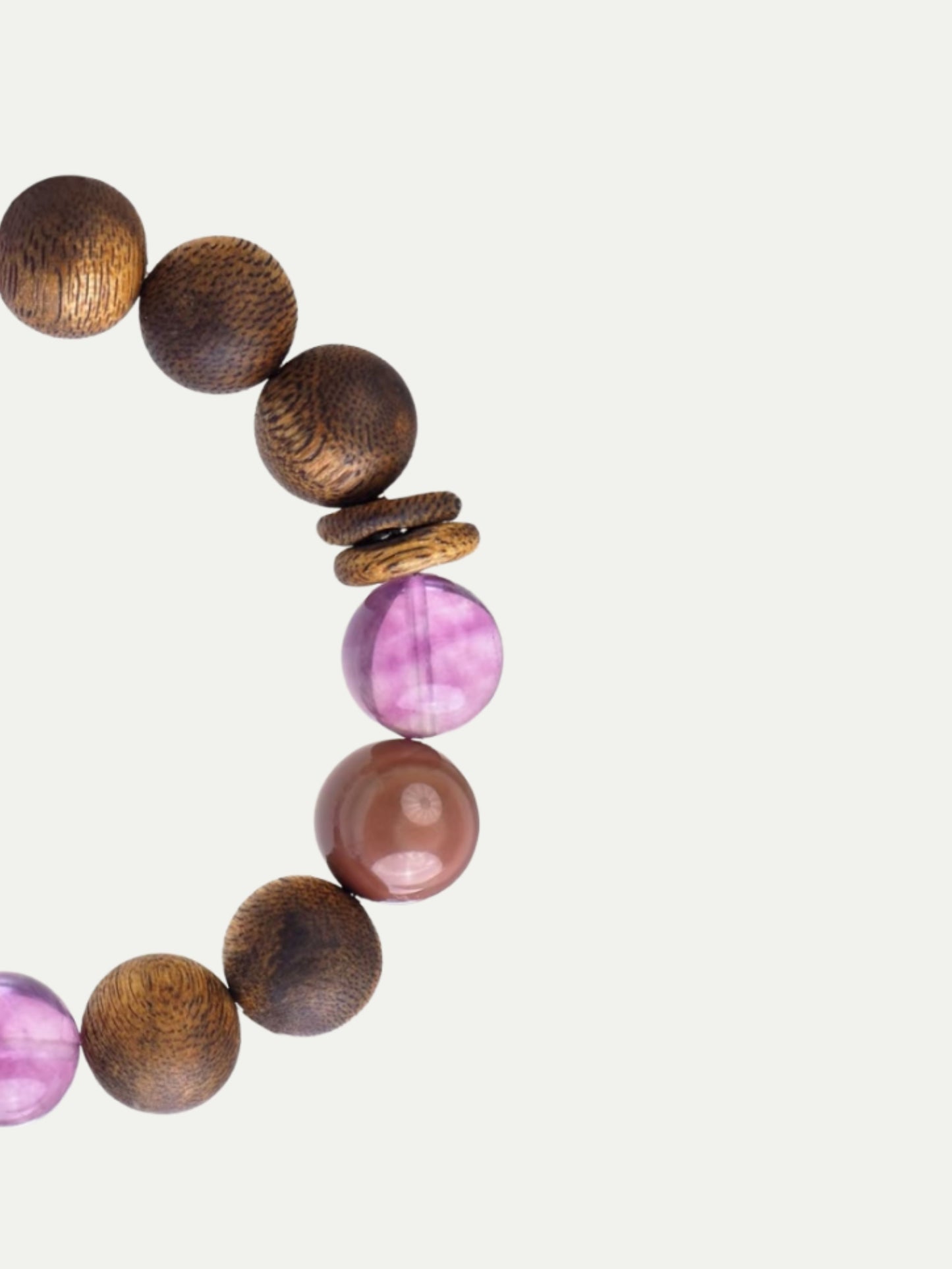 Sandalwood Amethyst Bracelet Annflora