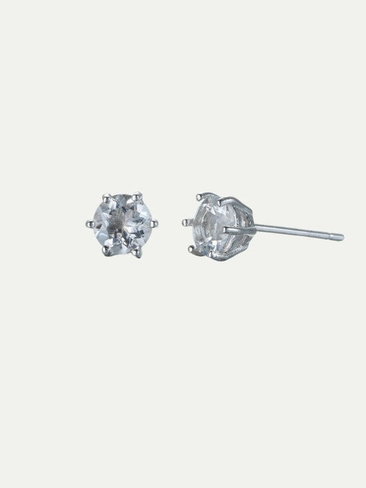White Crystal Earrings