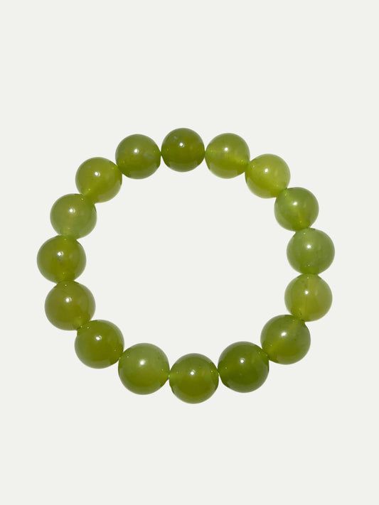 Plain Circle Xiuyu Jade Bracelet