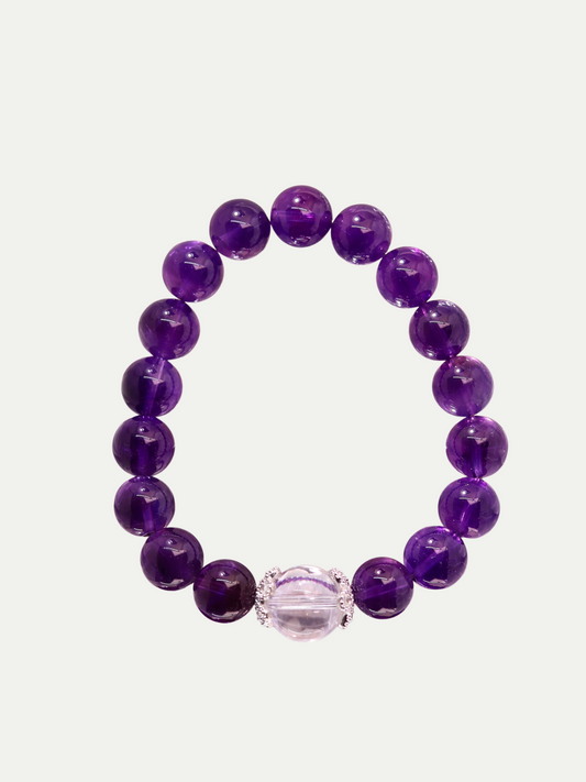 Wave Amethyst Bracelet