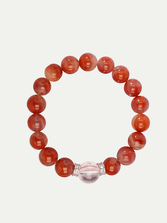 Wave South Red Agate Bracelet