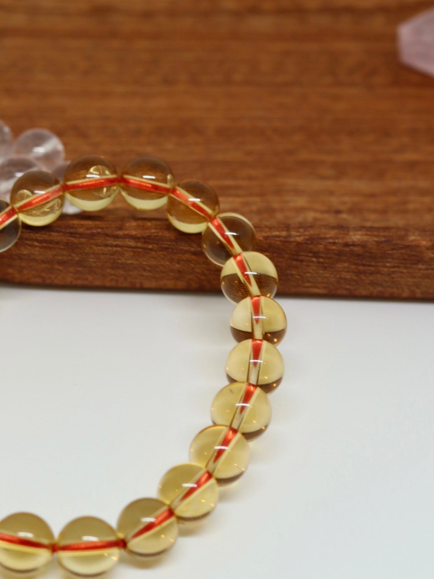 Plain A-grade citrine bracelet