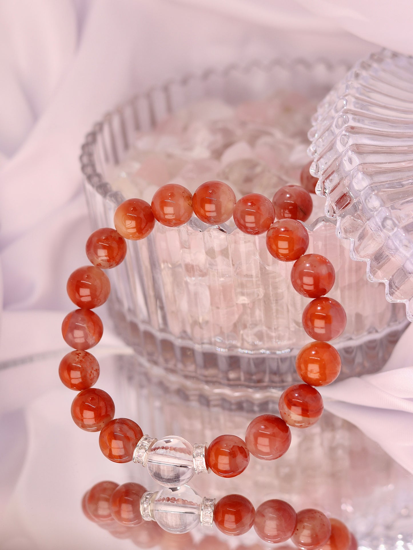 Wave South Red Agate Bracelet