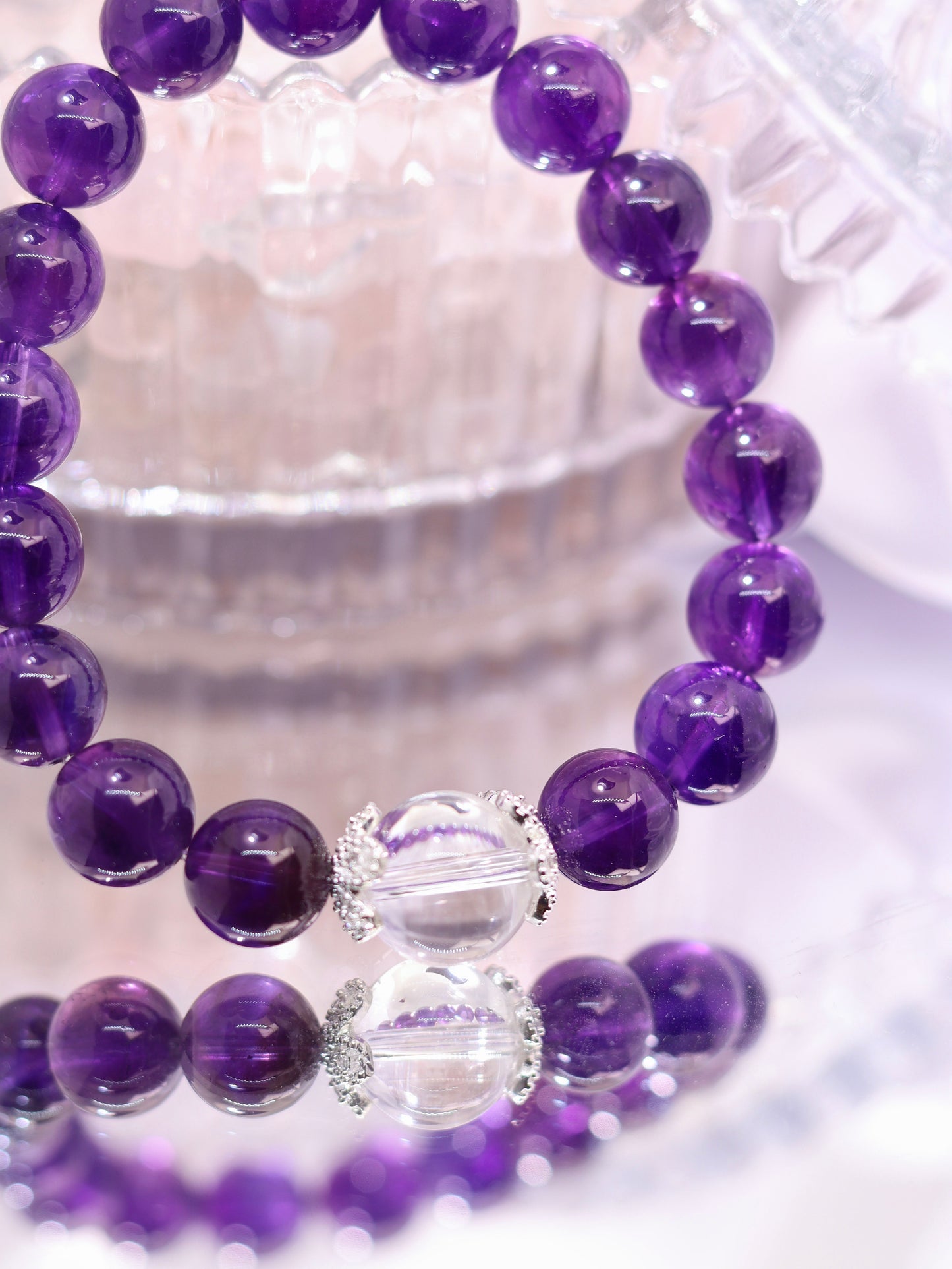 Wave Amethyst Bracelet Annflora