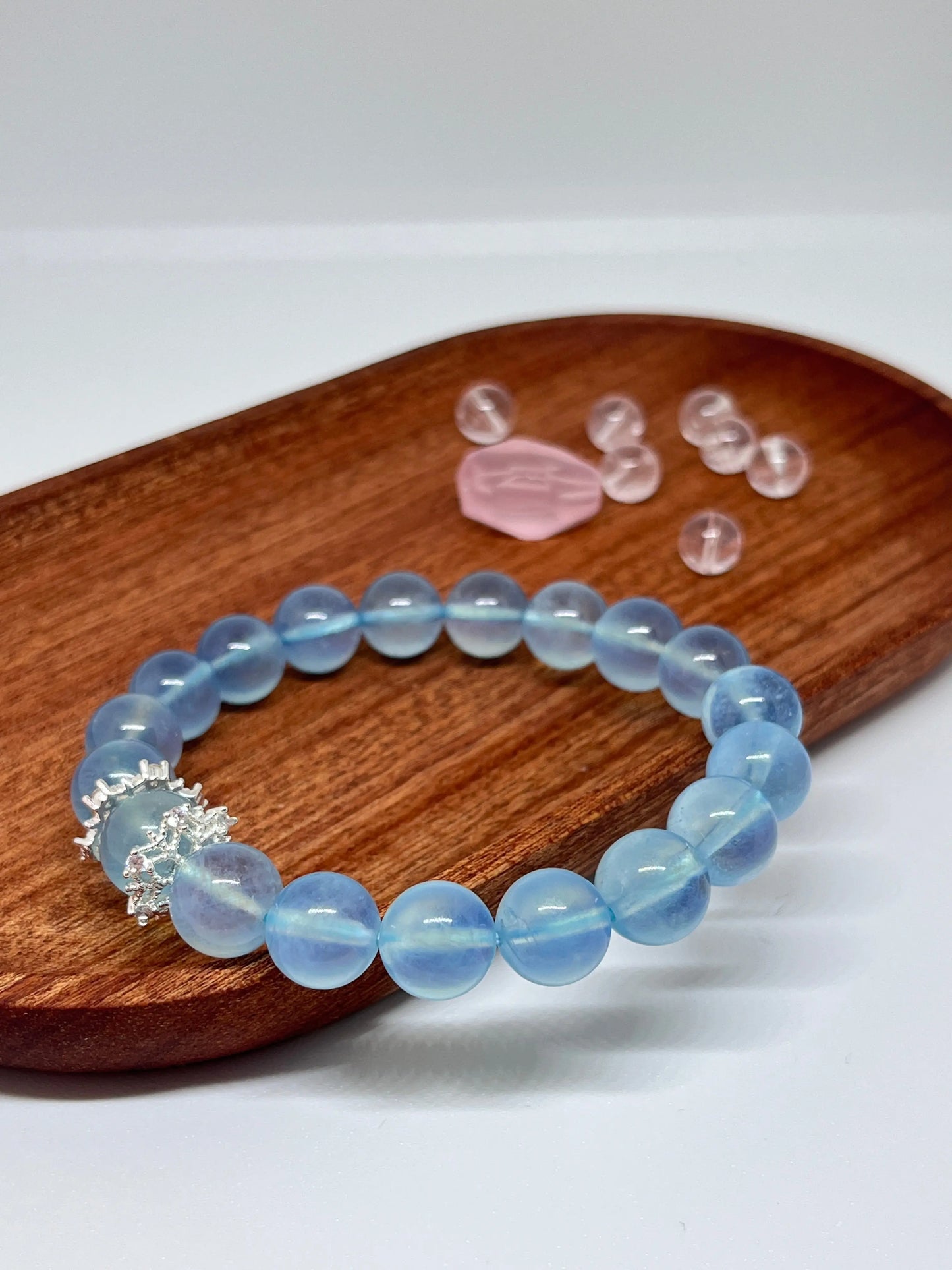 Snowflake Aquamarine Bracelet Annflora