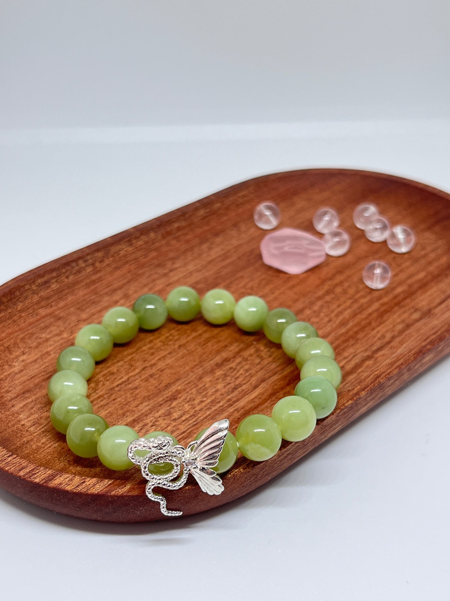 Green Grape Butterfly Bracelet