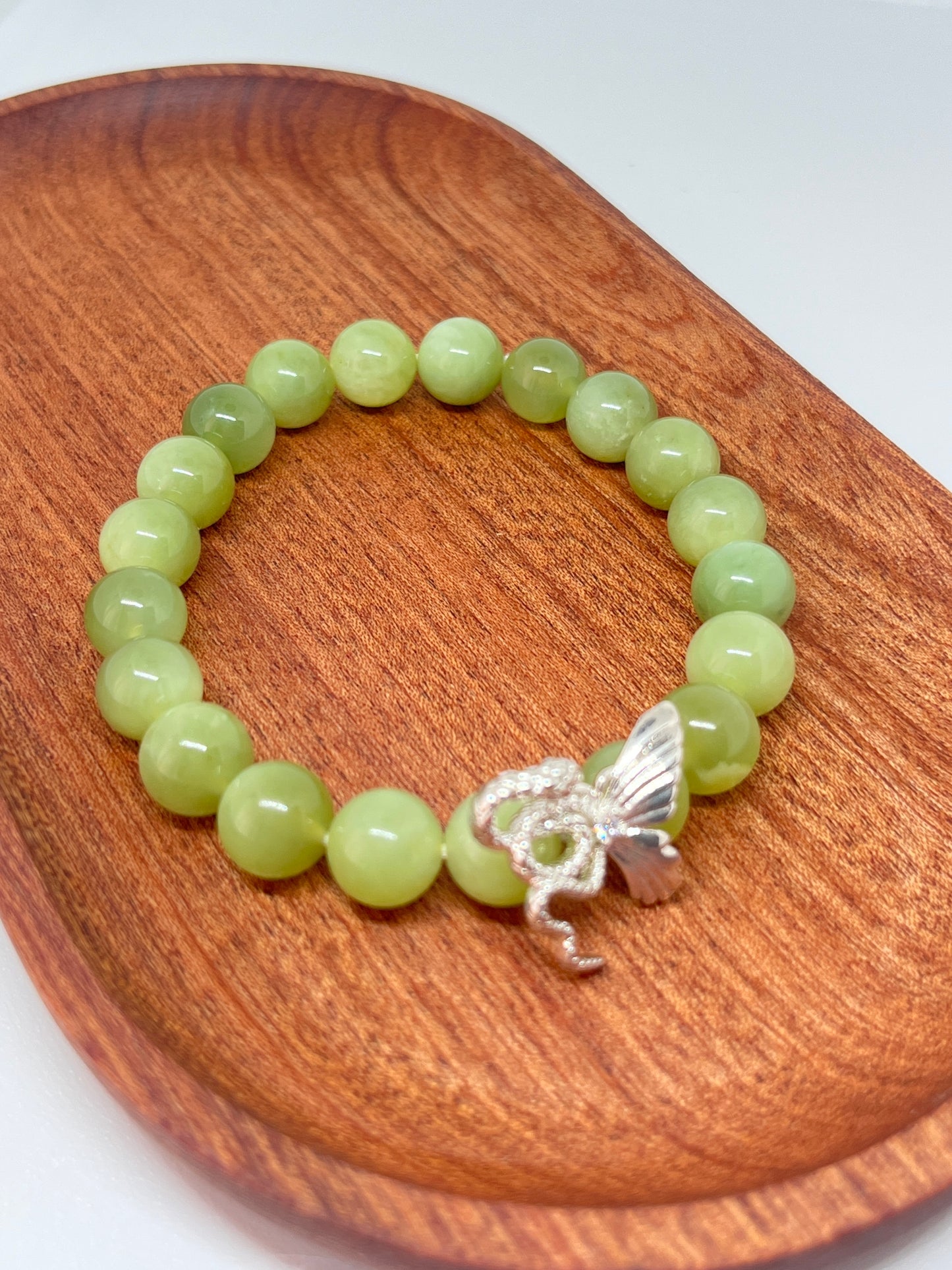 Green Grape Butterfly Bracelet