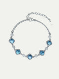 Azure Grid Topaz Bracelet Annflora