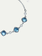 Azure Grid Topaz Bracelet Annflora