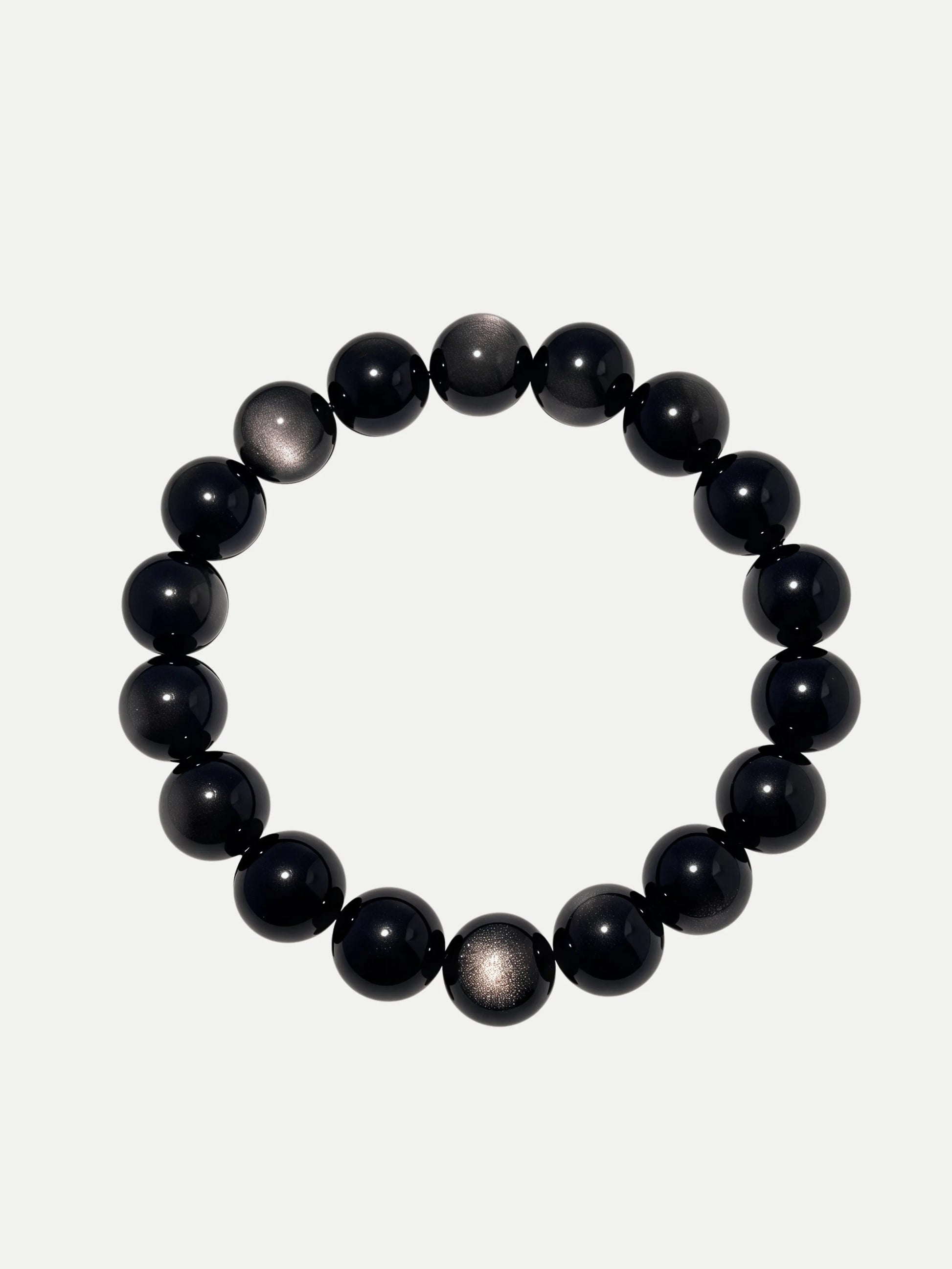 Silver Sheen Obsidian Bracelet Annflora