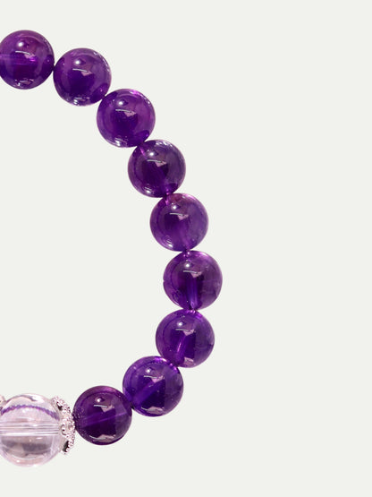 Wave Amethyst Bracelet