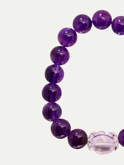Wave Amethyst Bracelet