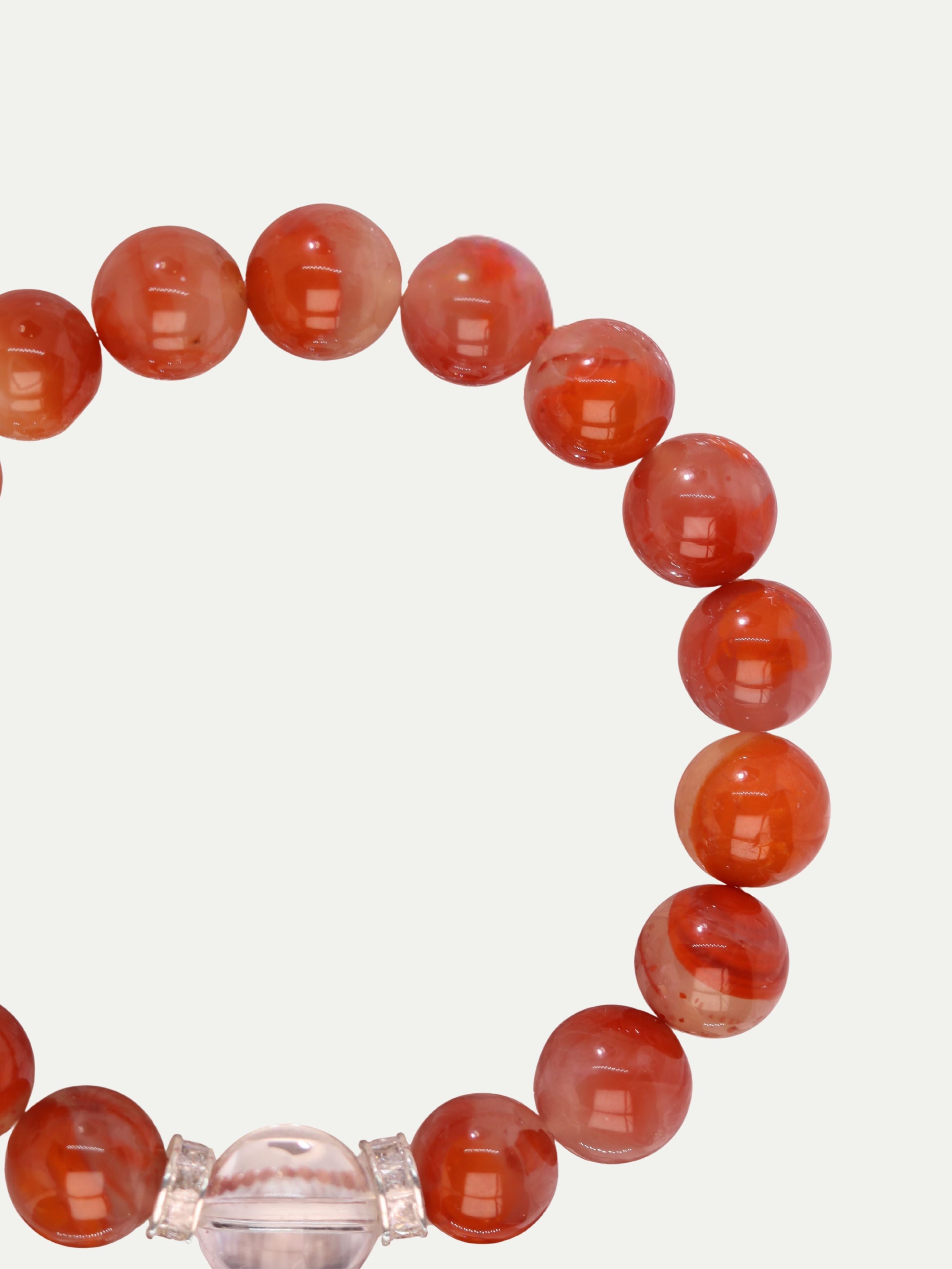 Wave South Red Agate Bracelet Annflora