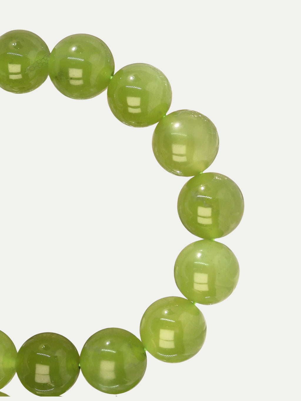 Plain Circle Xiuyu Jade Bracelet Annflora