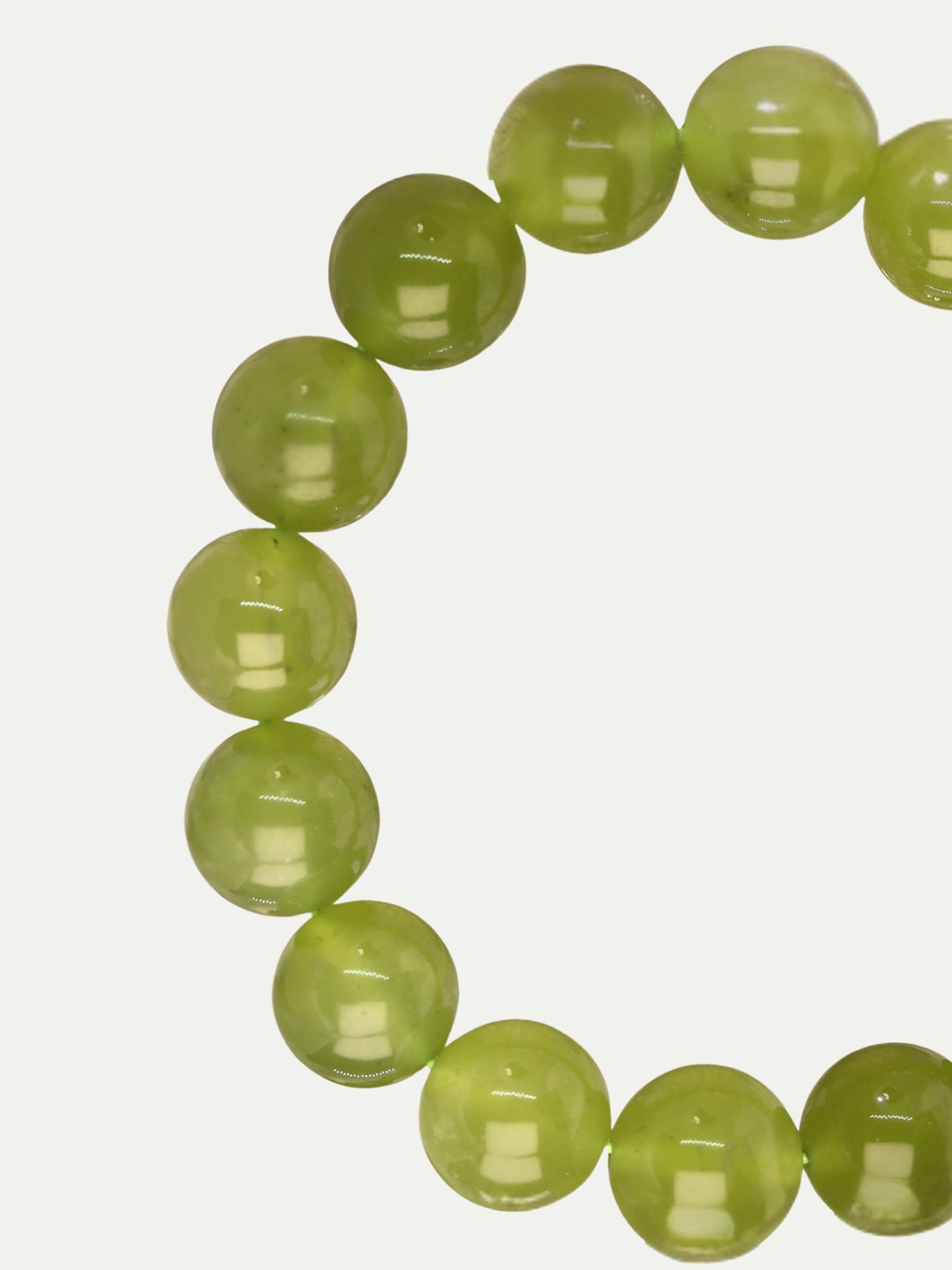 Plain Circle Xiuyu Jade Bracelet