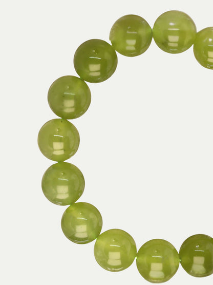 Plain Circle Xiuyu Jade Bracelet