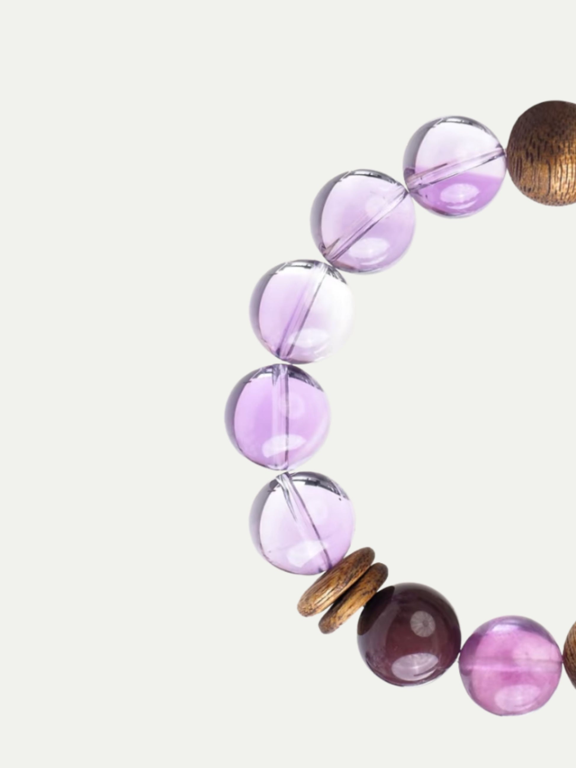 Sandalwood Amethyst Bracelet Annflora