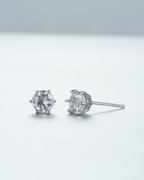 White Crystal Earrings Annflora