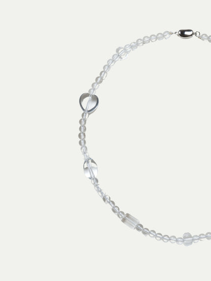 True Me - White Crystal Necklace
