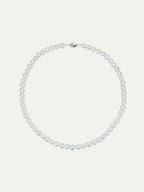Plain pearl necklace Annflora