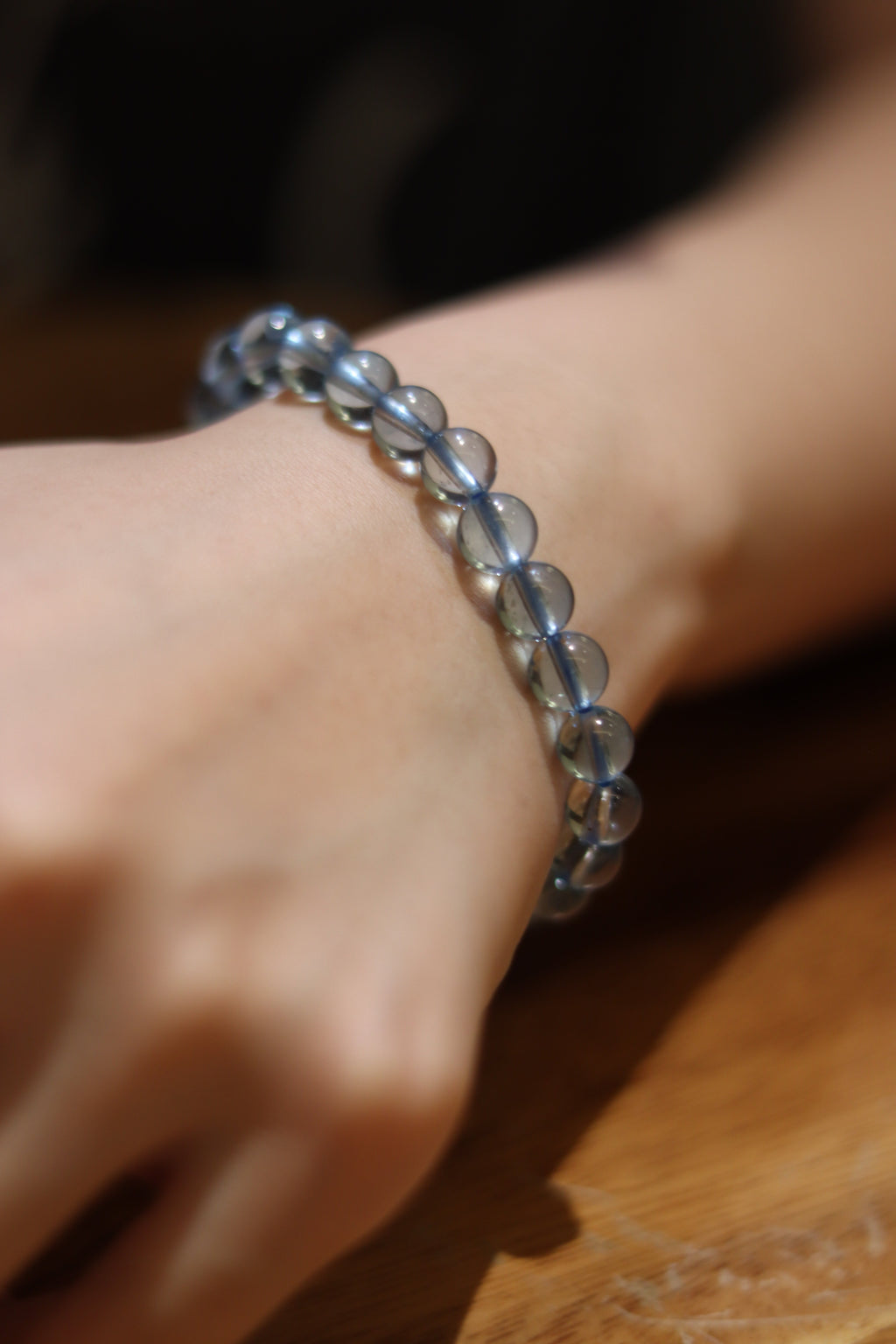 Plain Blue Topaz Bracelet Annflora