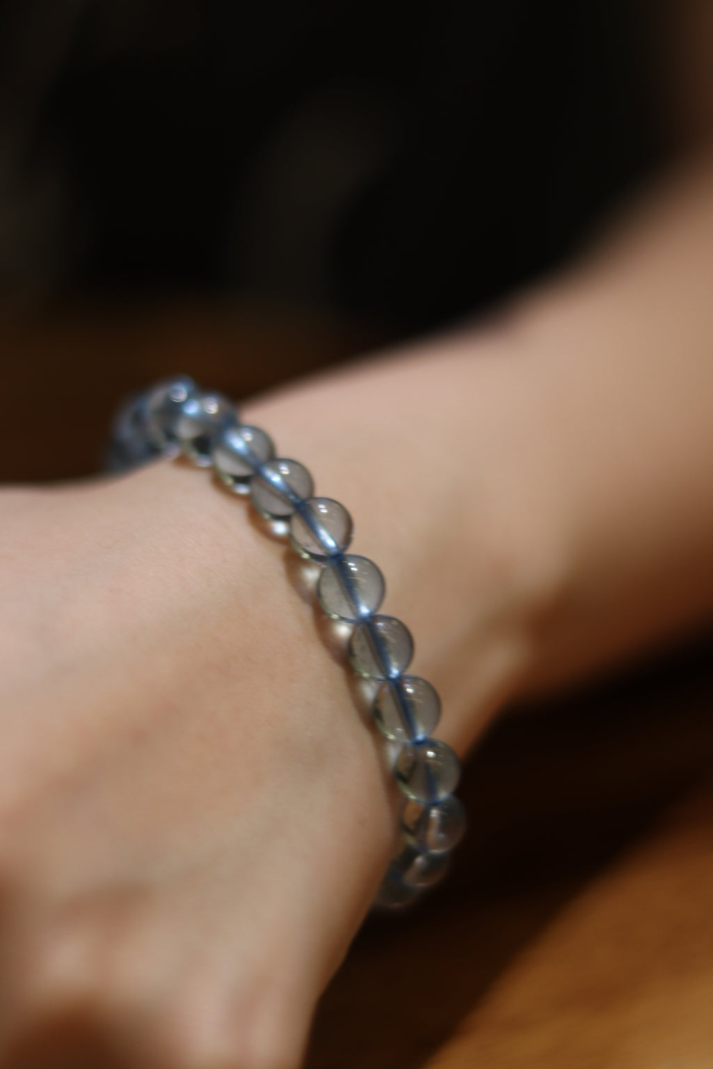 Plain Blue Topaz Bracelet Annflora