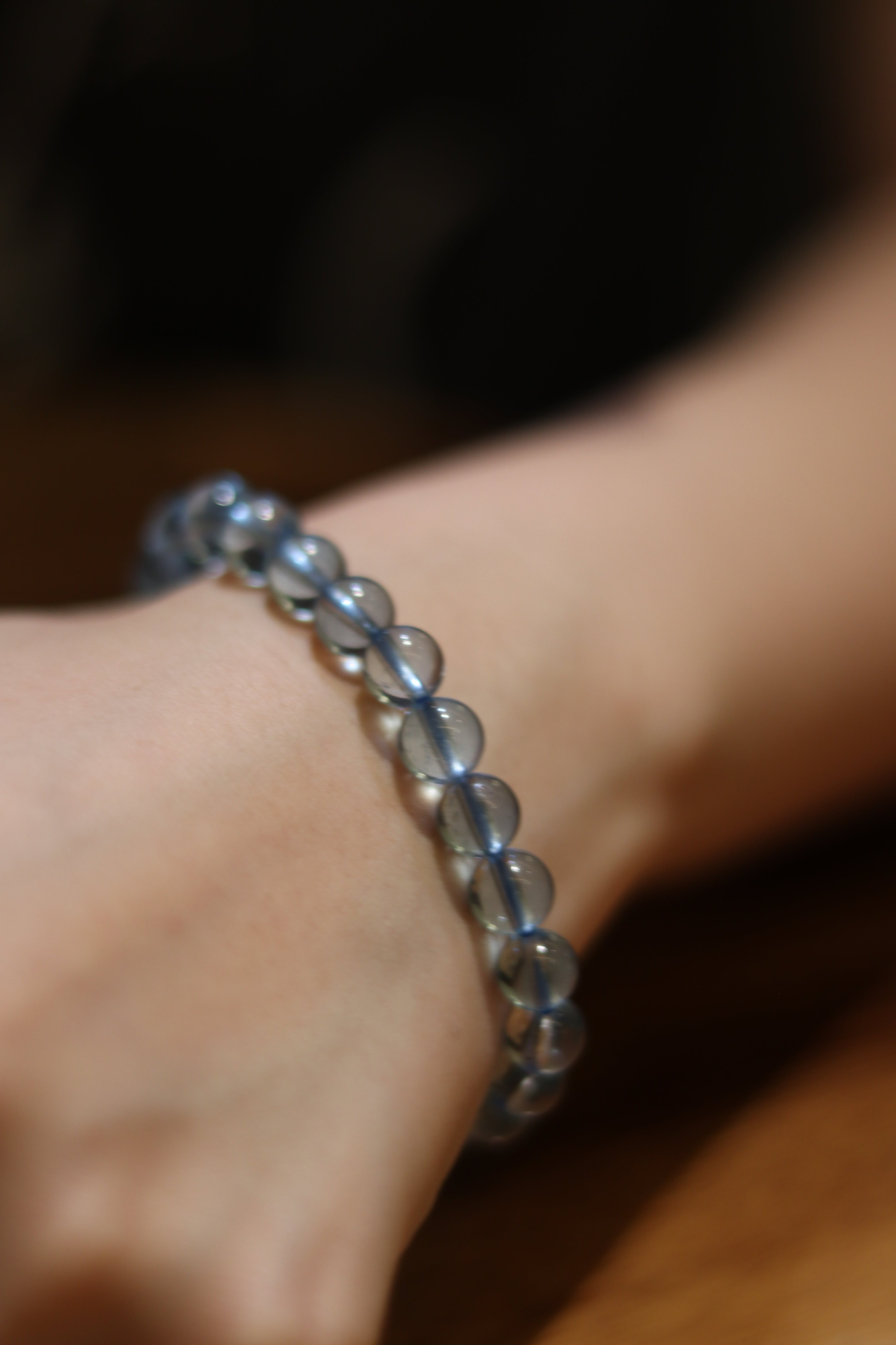 Plain Blue Topaz Bracelet Annflora