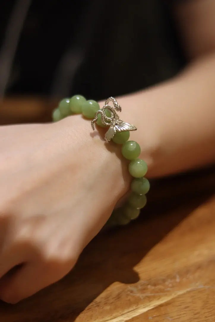 Green Grape Butterfly Bracelet 我的商店