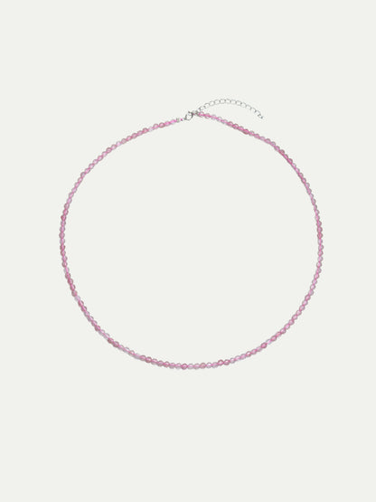 Sparkling Strawberry Quartz Necklace