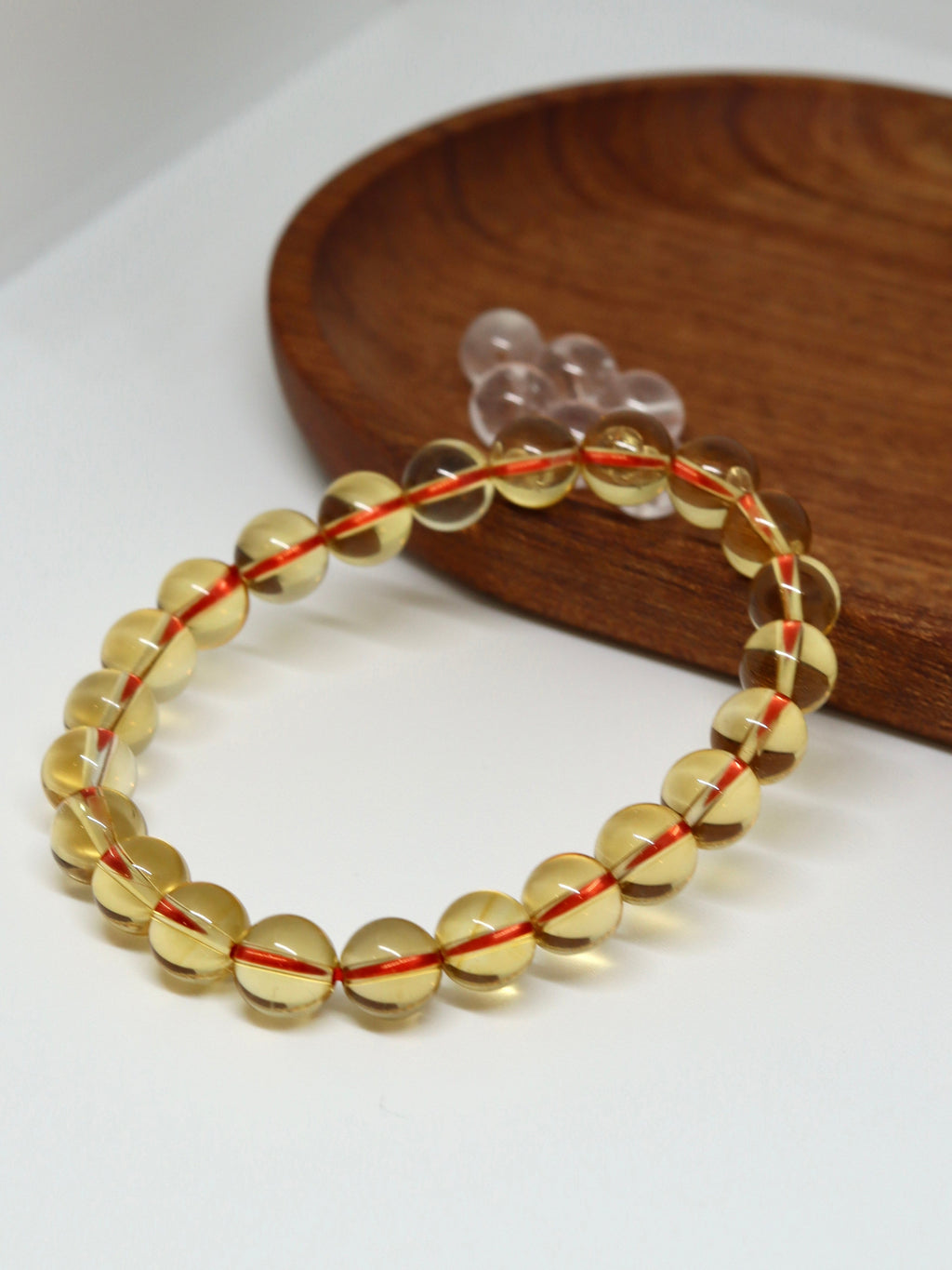 Plain A-grade citrine bracelet Annflora