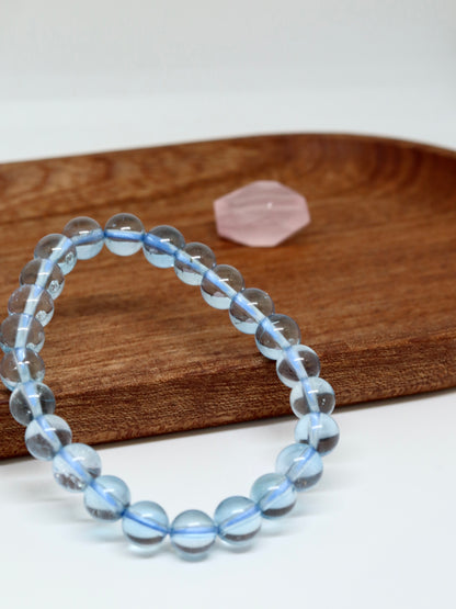 Plain Blue Topaz Bracelet