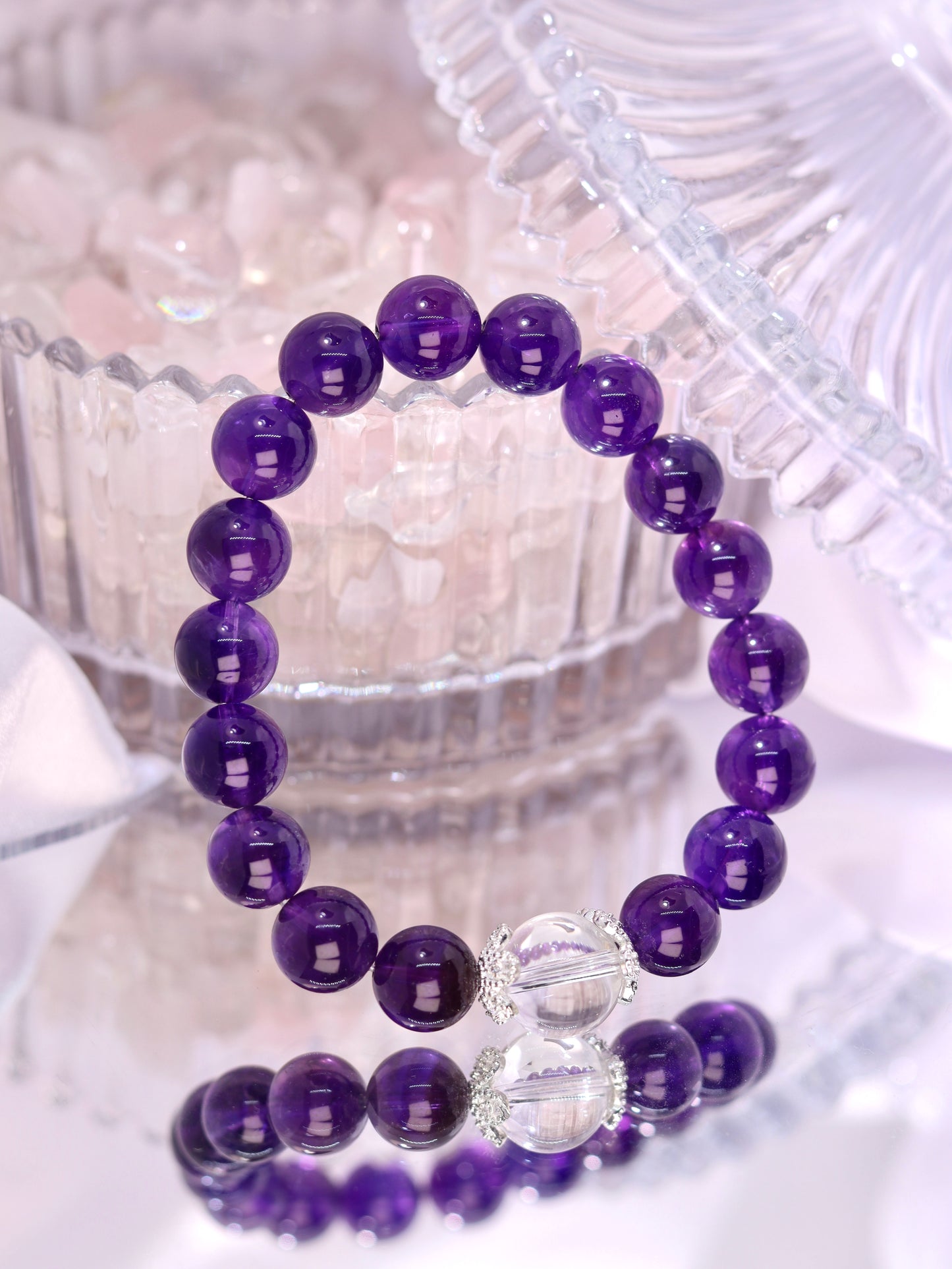 Wave Amethyst Bracelet