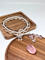 Silver Butterfly White Crystal Bracelet Annflora