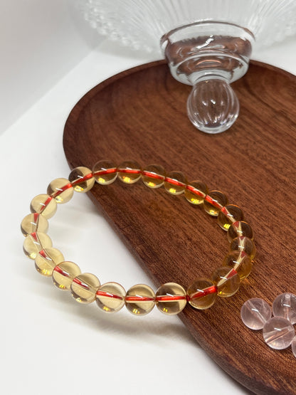 Plain A-grade citrine bracelet