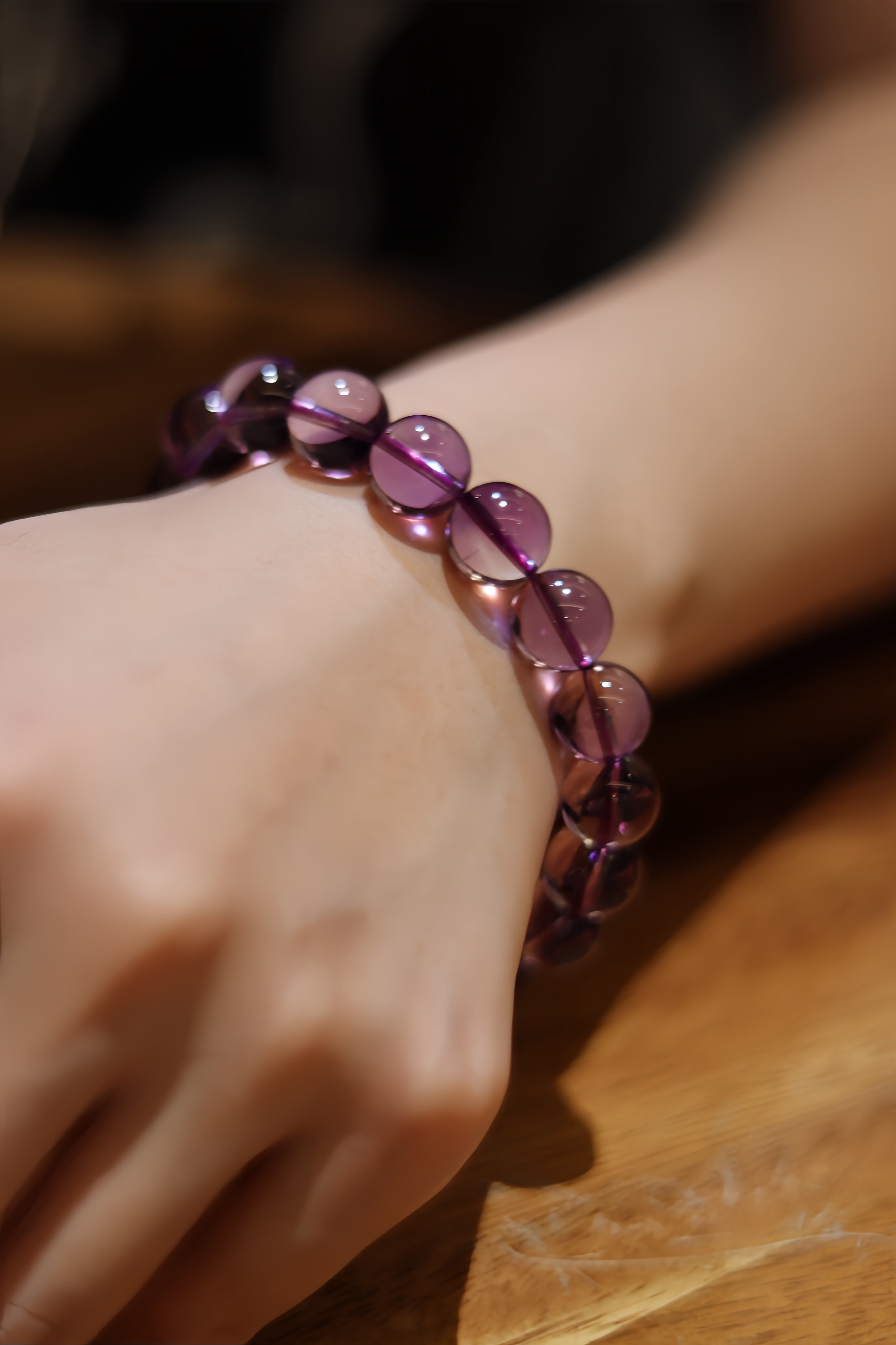 Plain Amethyst Bracelet Annflora