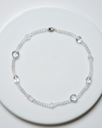 True Me - White Crystal Necklace